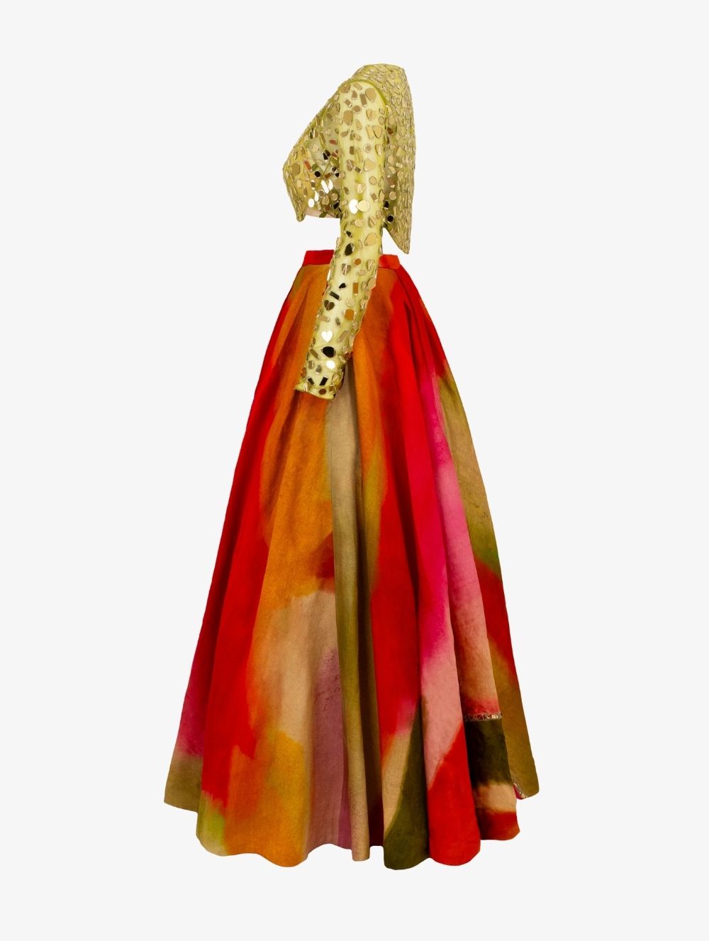 Rachel Printed Organza Lehenga | Special Price