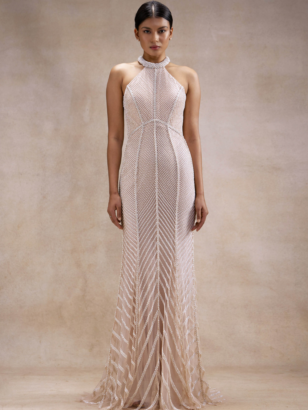 High Neck Mermaid Gown - Soraya