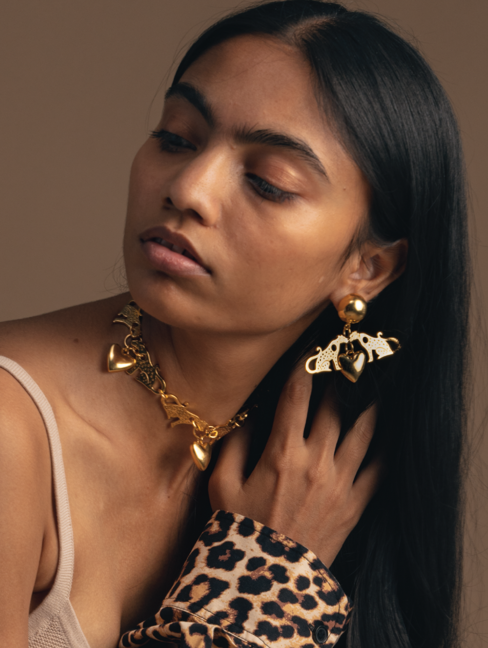 Wild Cat Earrings