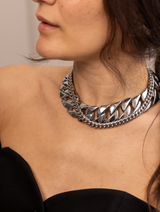 Silver Chunky Chain Necklace