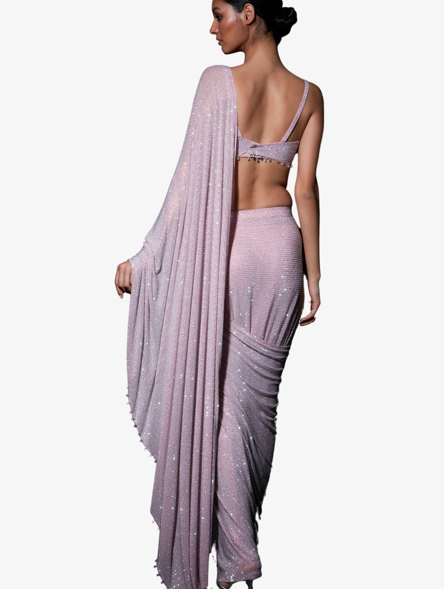Flash Fancy Pink Sari
