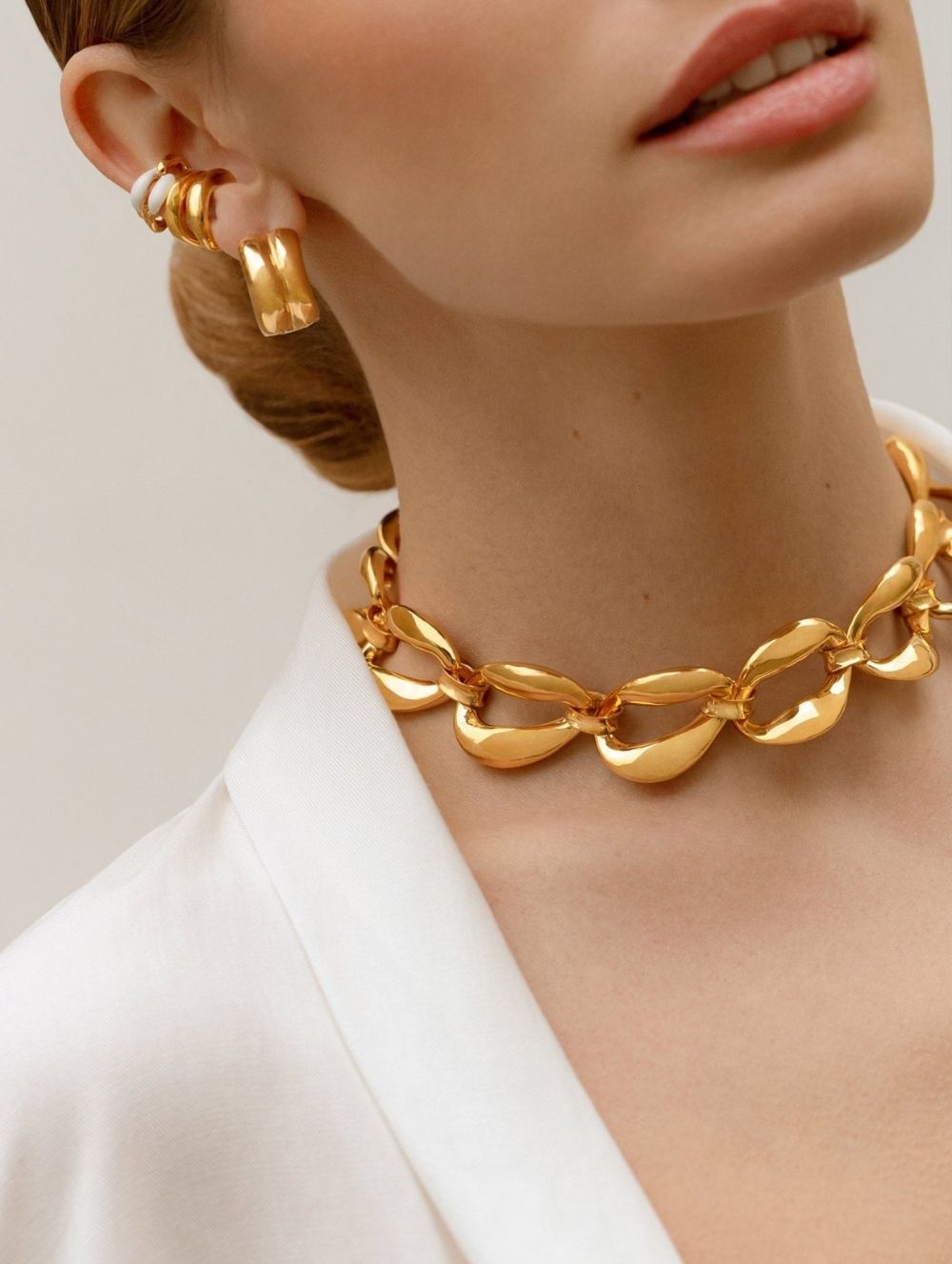 Gold Chunky chain choker | Ready to Ship