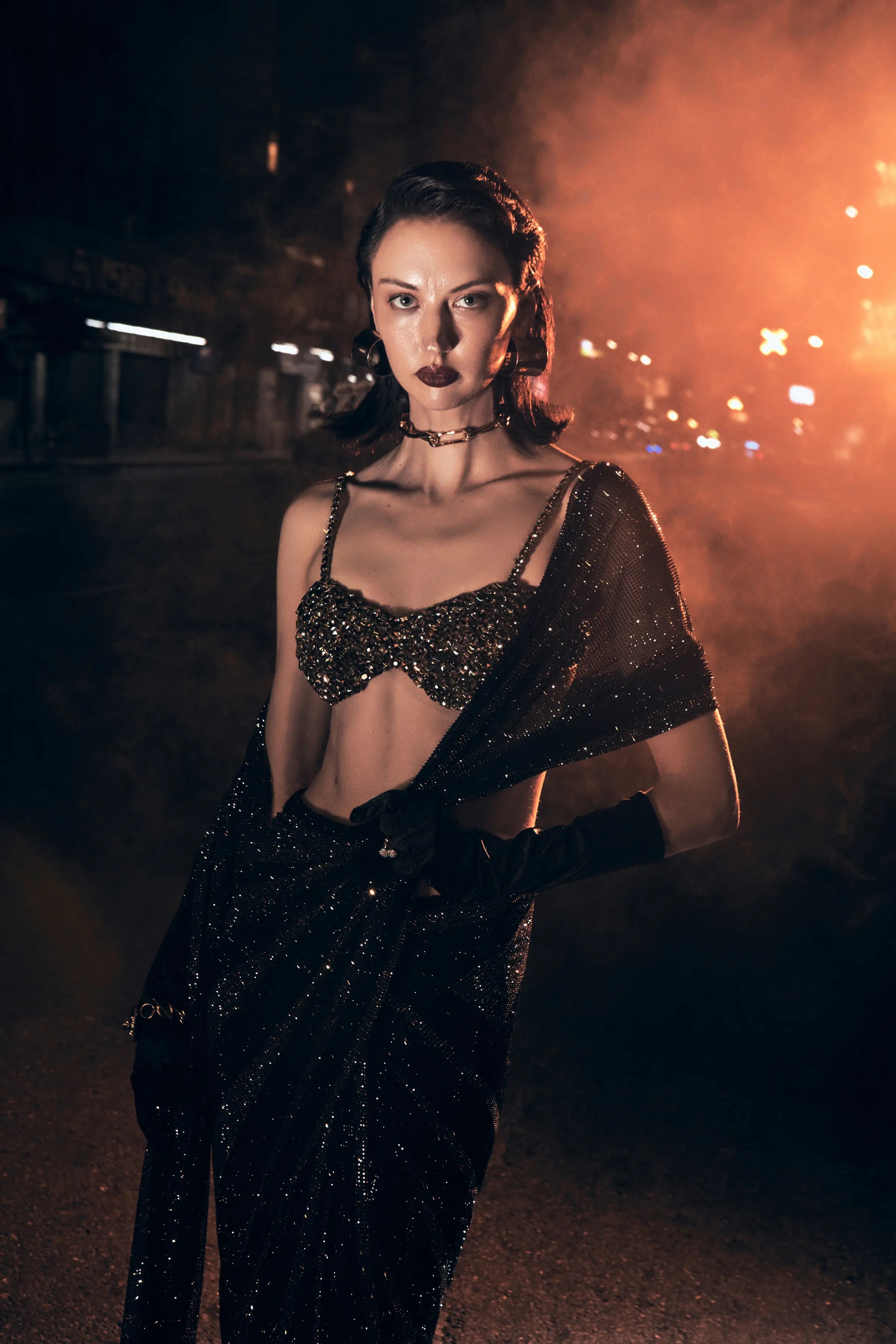 Vixen Saree Set