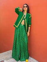 Emerald Bandhini Set