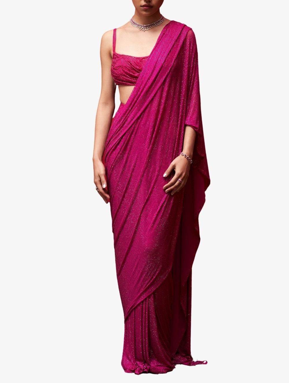 Magenta Magic Saree