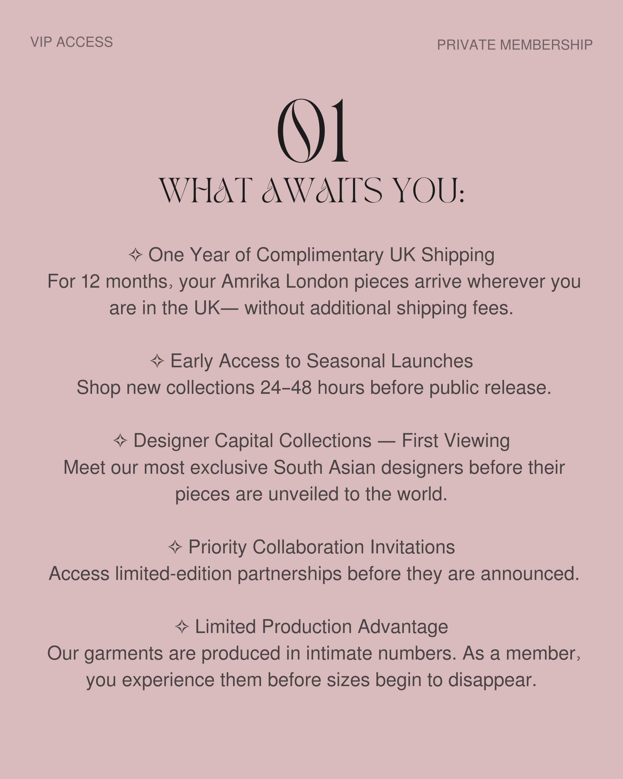 Amrika- Inner Circle Access