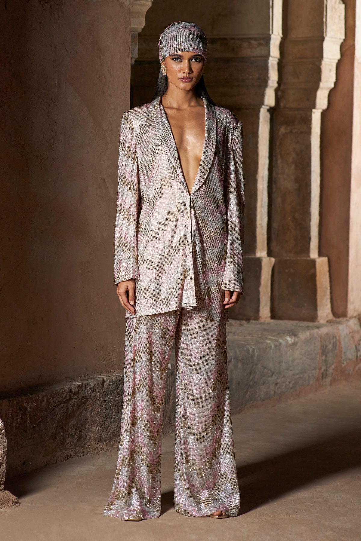 Farhana Blazer and Pants Set