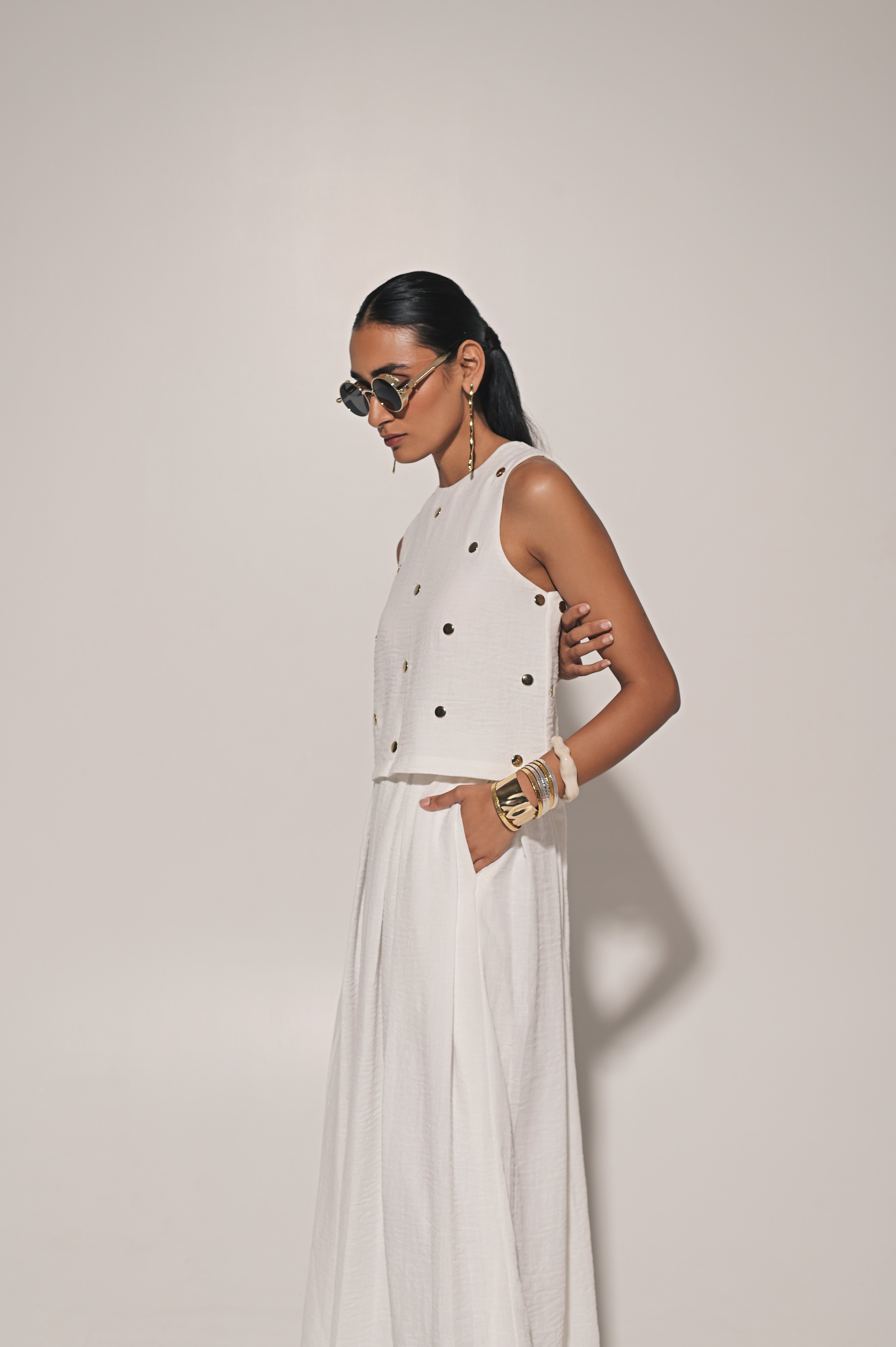 Hikari top with elan skirt