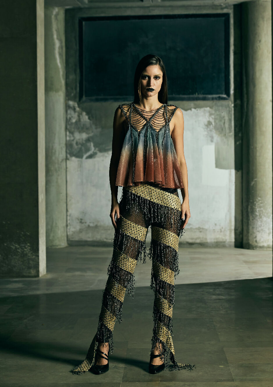 Sparkle floats gradient top