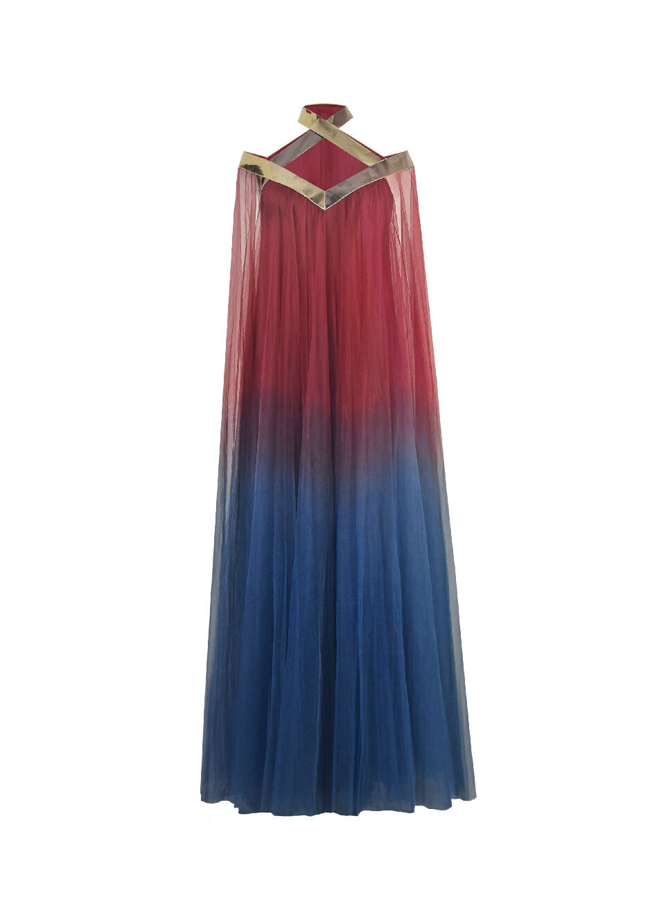 Halter Tulle Layered Dress