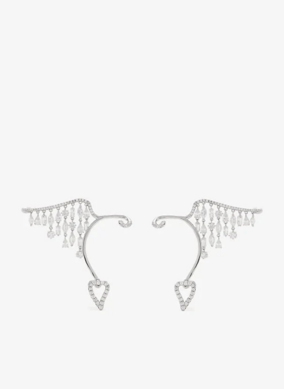 Angel Wing Silver Earrings