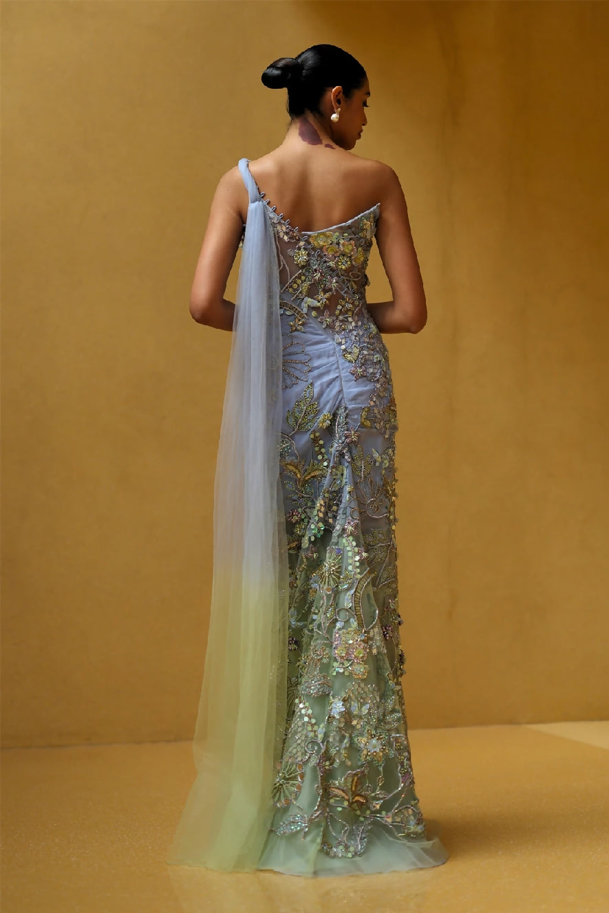 Mirae Shimmer Swarovski Gown