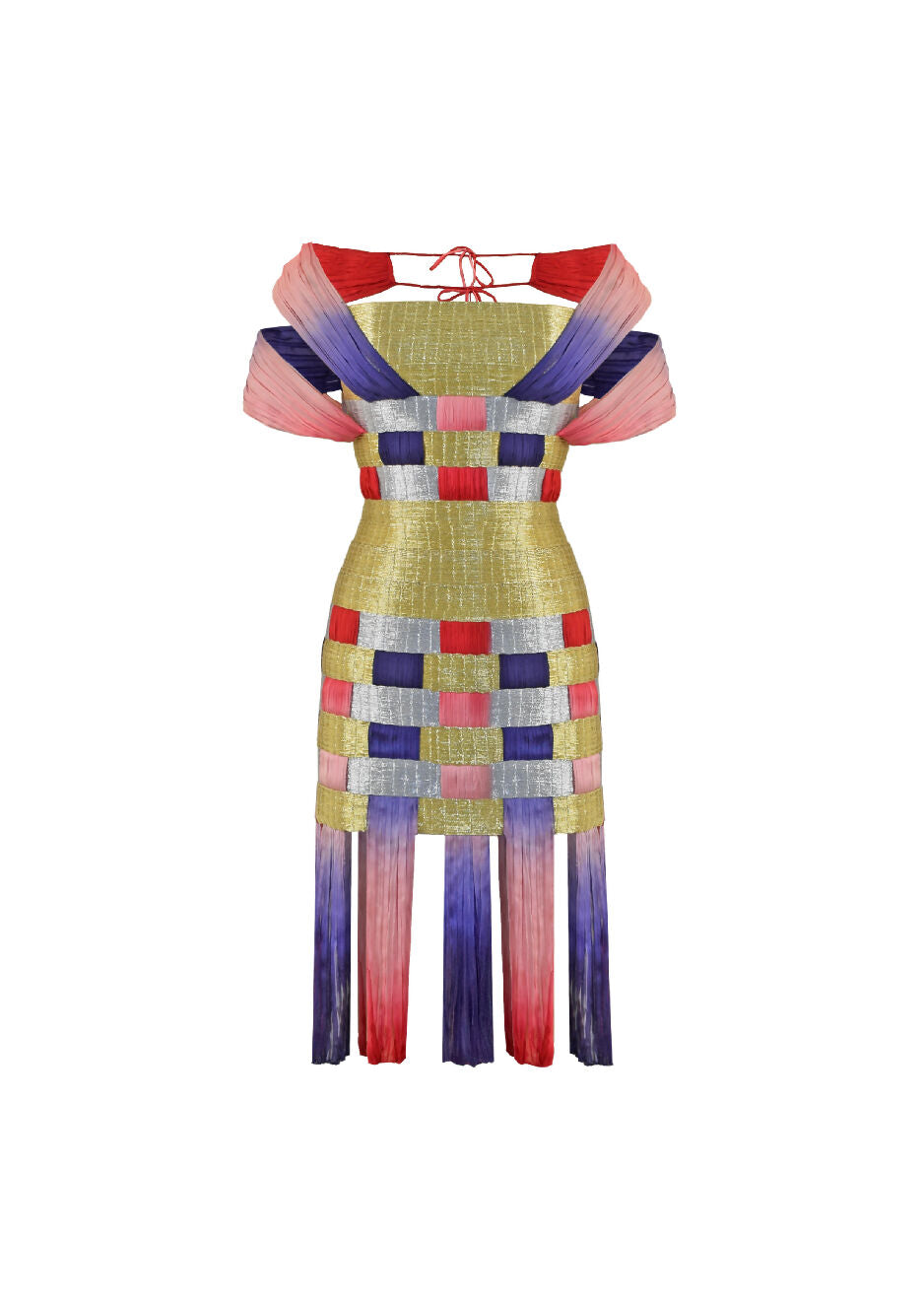 Sculpted Interlace Dress