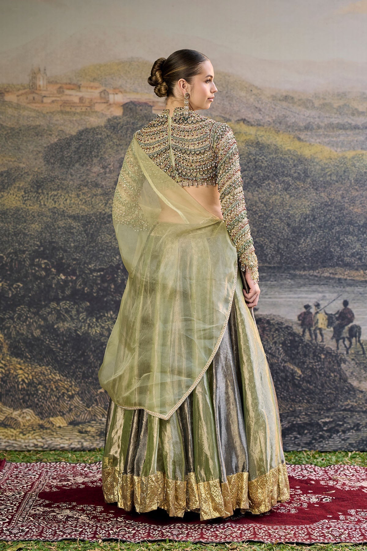 Zarreen Jadau Lehenga Set