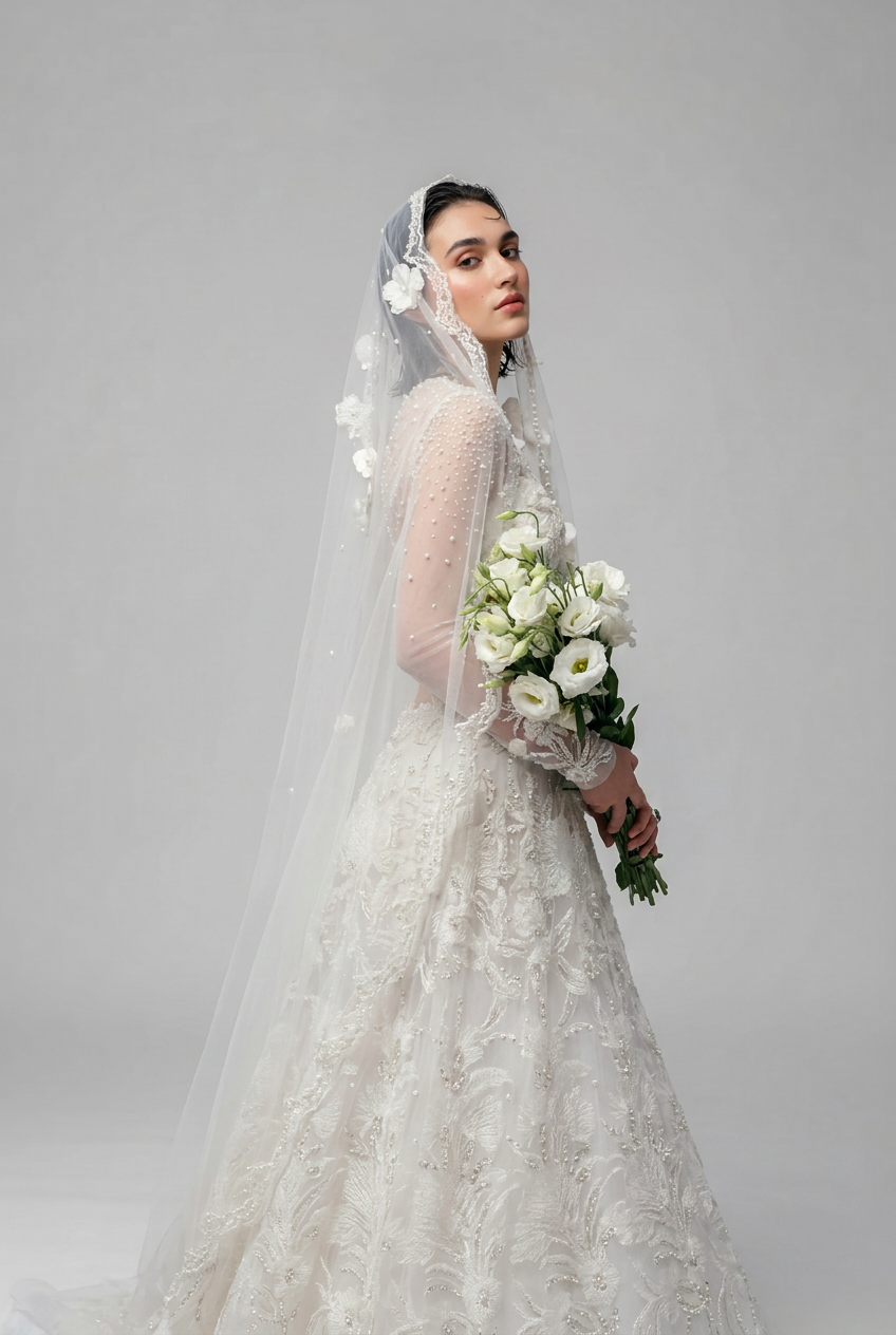 A WHITE WEDDING LEHENGA 11