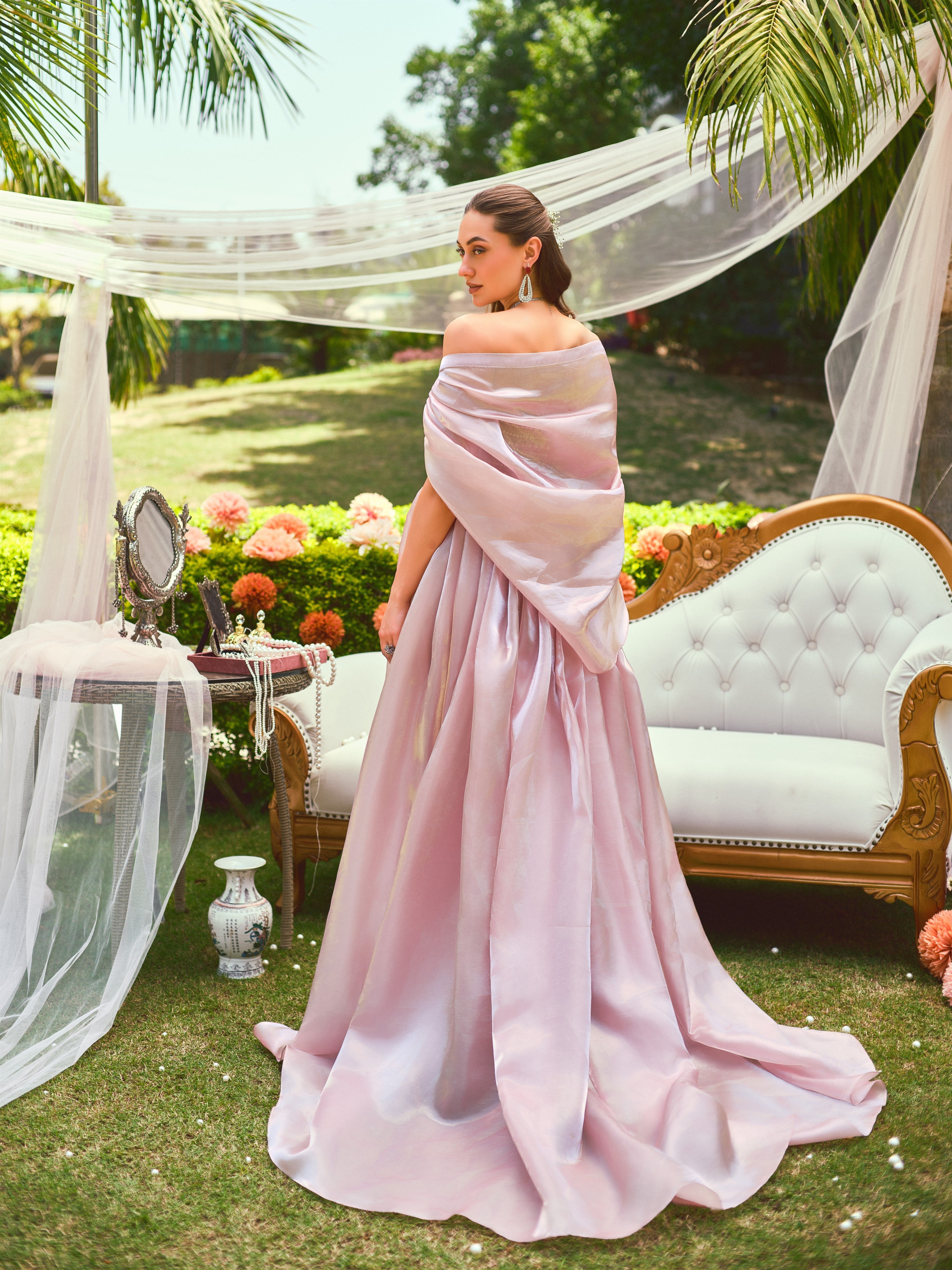 The bridesmaid diaries drape corset and pants set