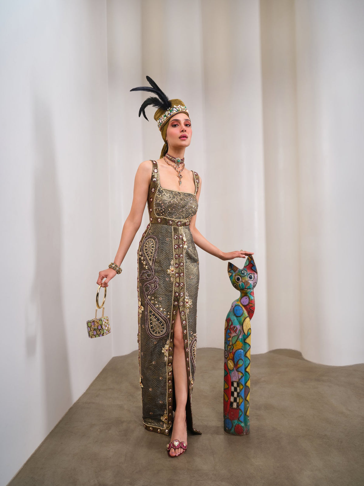 Mystique Moment – green dress by Papa Don't Preach by Shubhika