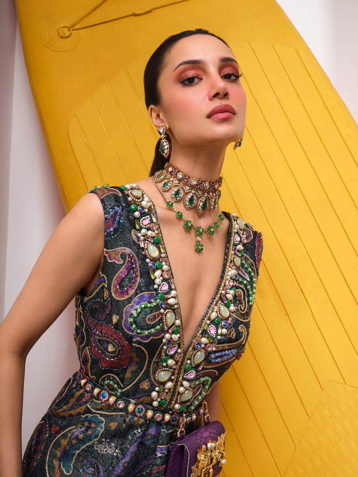 Noir Power Play – black jumpsuit by Papa Don't Preach by Shubhika