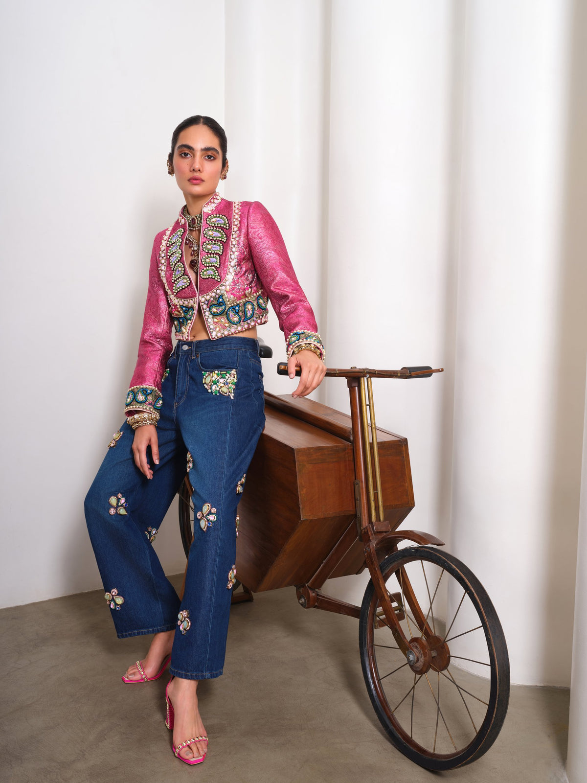 Pink Rebellion – pink jacket by Papa Don't Preach by Shubhika