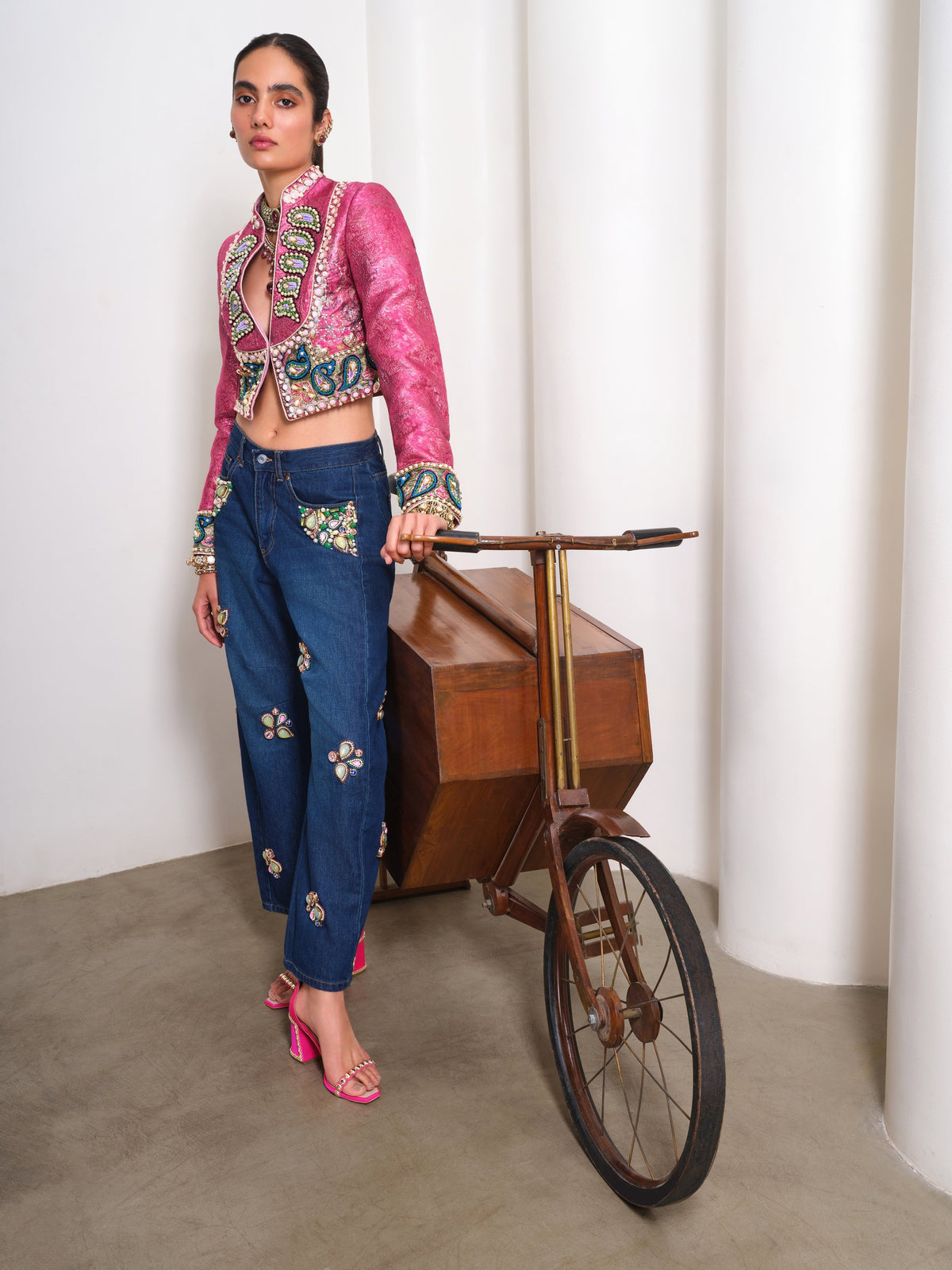 Pink Rebellion – pink jacket by Papa Don't Preach by Shubhika