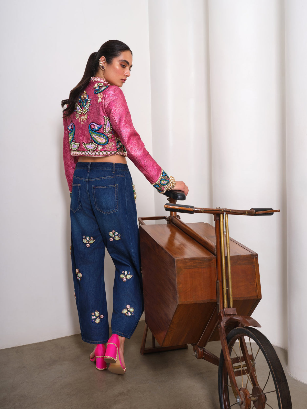 Pink Rebellion – pink jacket by Papa Don't Preach by Shubhika