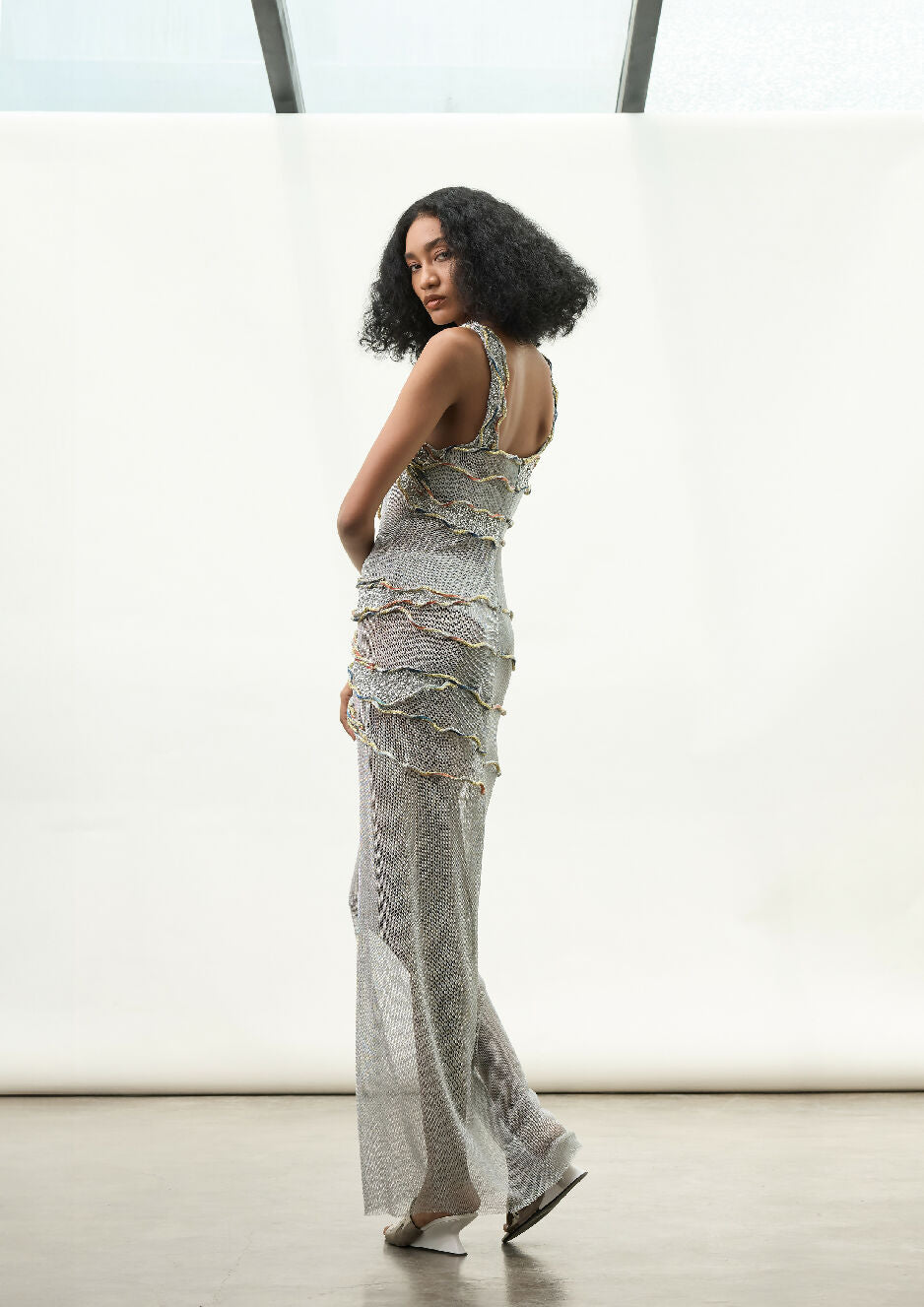 The Rippling Gauze Dress