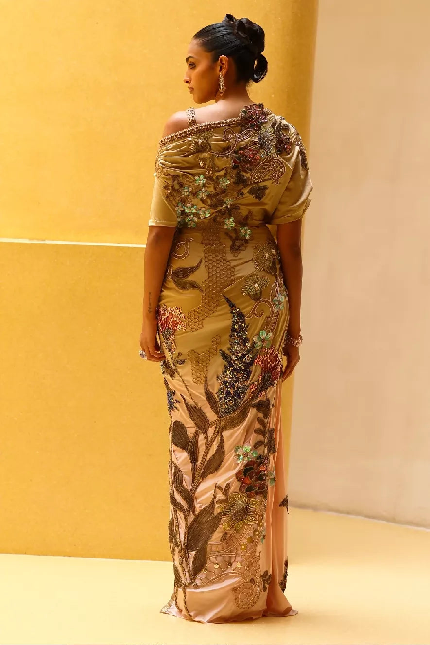 Amrika | Moledro | Cocoon Pink One-Shoulder Dress