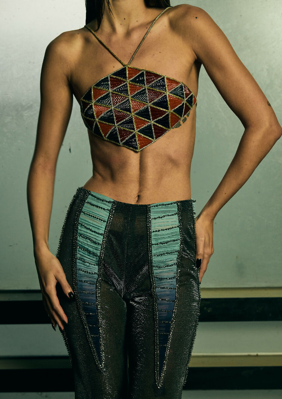 The Mosaic Glass Bustier