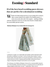 Evening Standard 2024 | Ivory Embroidered Lehenga Set