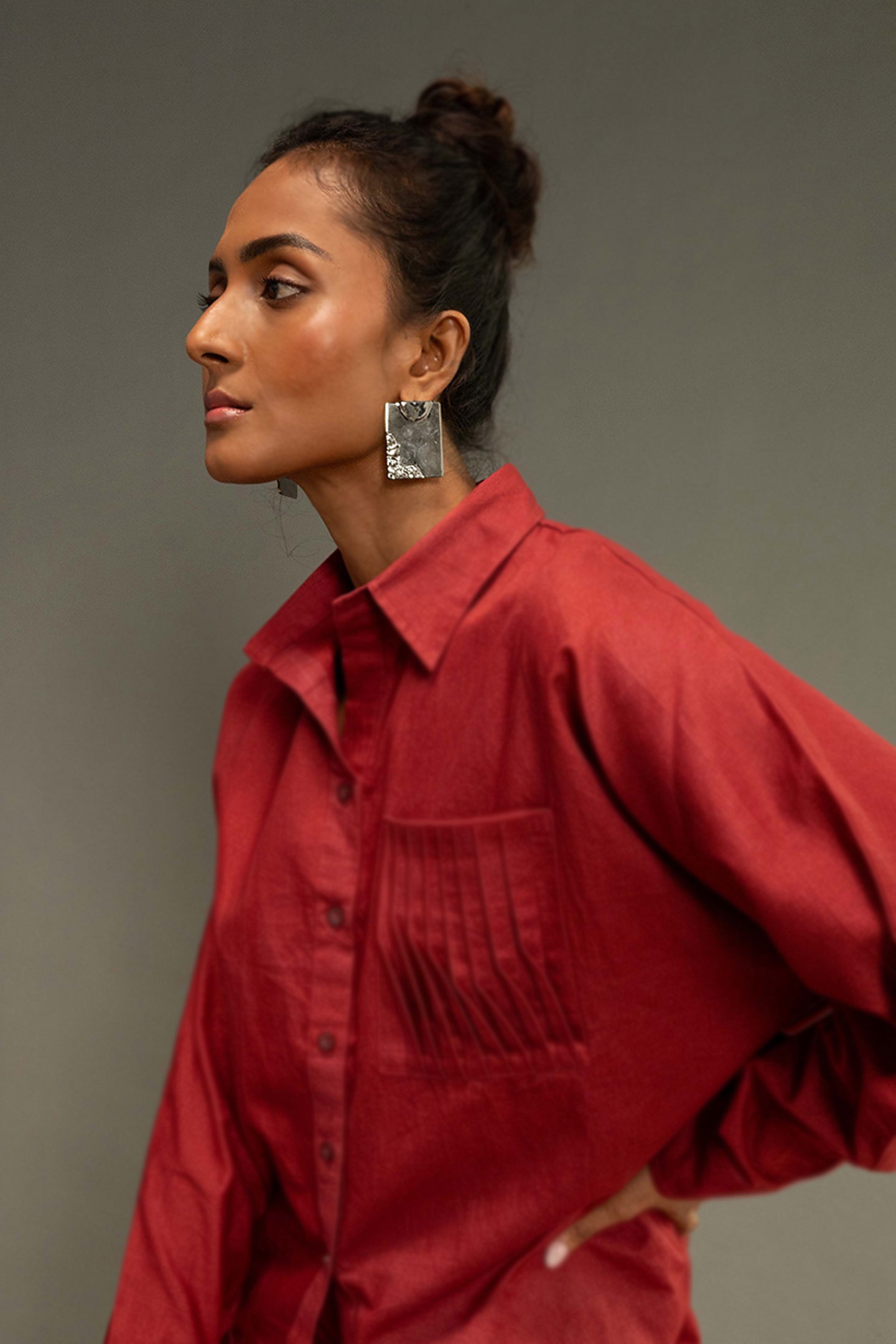 STARKE EARRINGS- PLATINUM