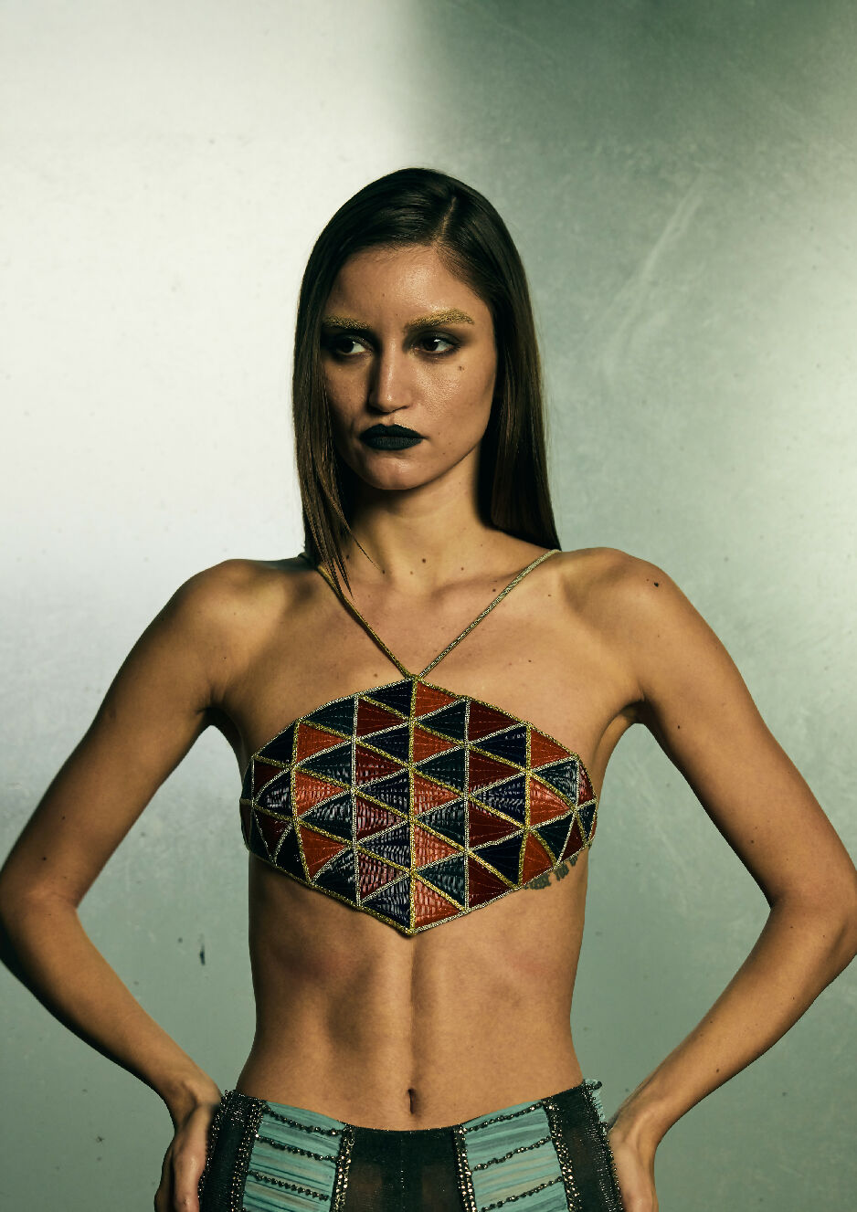 The Mosaic Glass Bustier