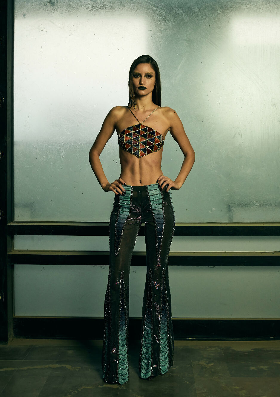 The Mosaic Glass Bustier