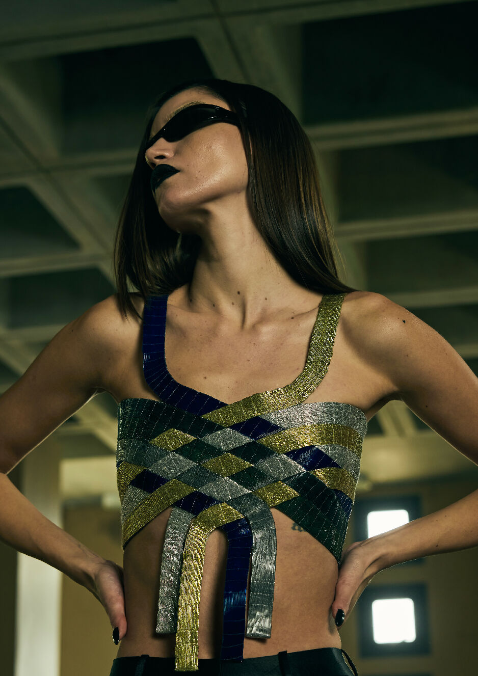The Glass & Metal Sculpted Bustier