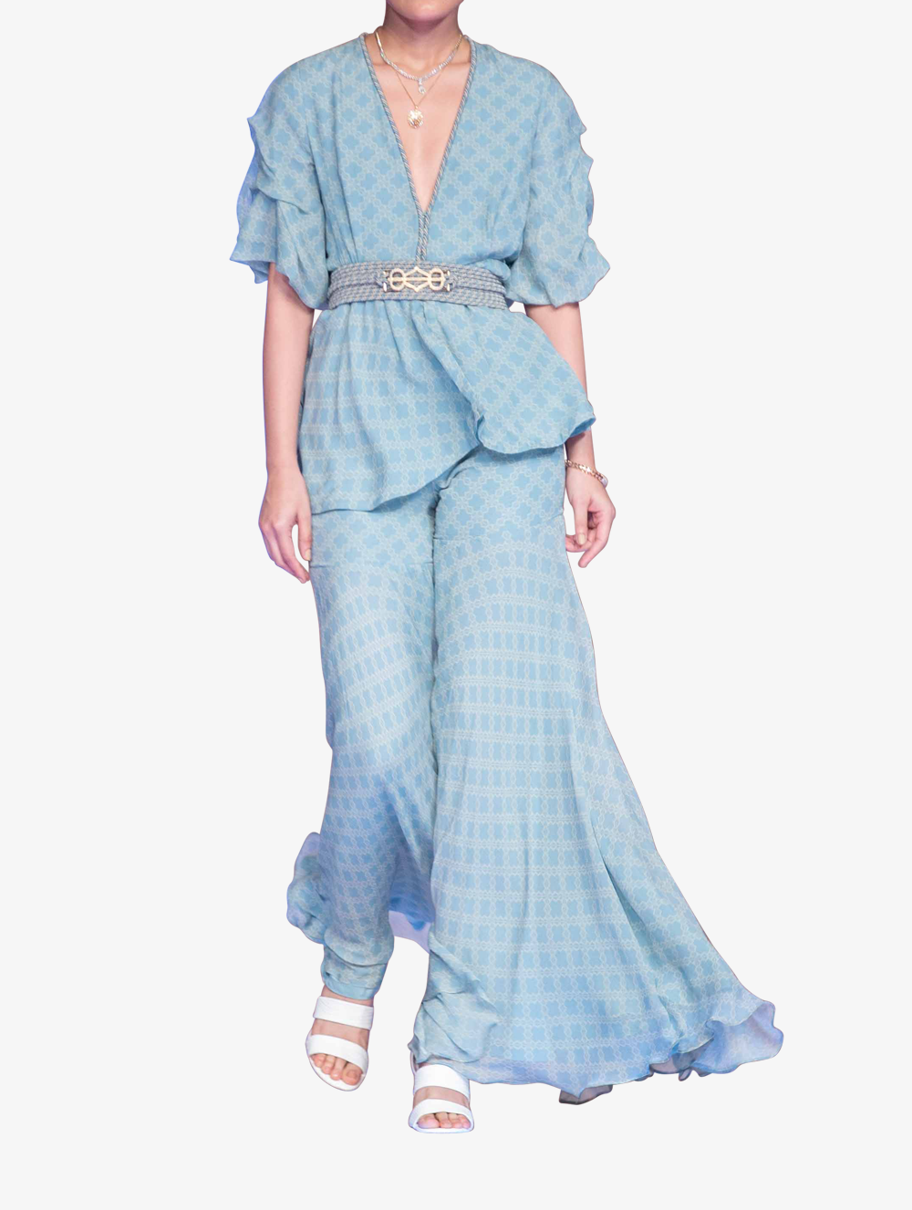 Baby Blue Shirts + Trousers - Eleanor