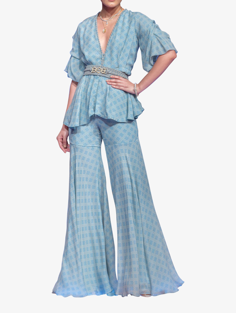 Baby Blue Shirts + Trousers - Eleanor