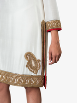Hand-embroidered kurta dress